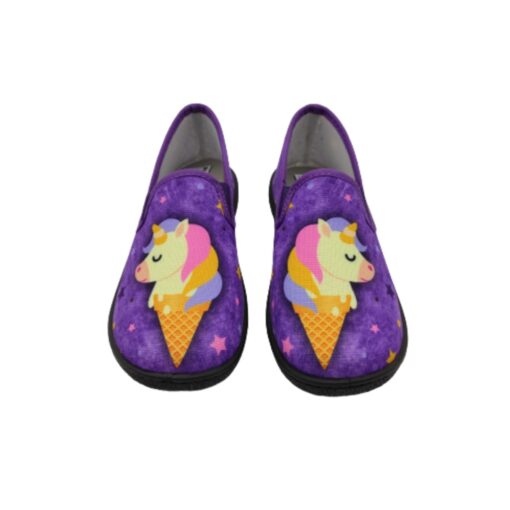 Zapatilla verano cerrada unicornio