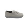 Zapatilla cordón lona blanco Vul-Peques