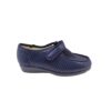 Zapatilla mujer ancho especial velcro azul marino Doctor Cutillas