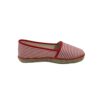 alpargata mujer lona rayas rojo Norteñas