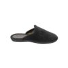 Zapatilla de casa hombre abierta talón rizo gris Vulca-Bicha