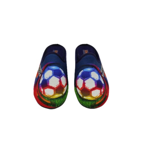 zapatilla de casa de verano azul fútbol Chispas