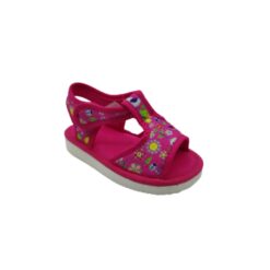 zapatilla verano abierta lona fucsia Vulca-Bicha