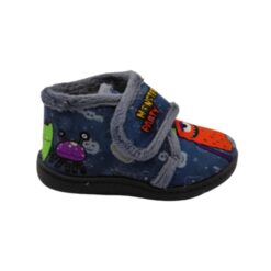 Alternative view of Zapatilla botín velcro dibujo monstruo Roal.