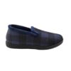 zapatilla cerrada Plumaflex cuadros azul Roal