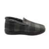 zapatilla cerrada Plumaflex cuadros gris Roal