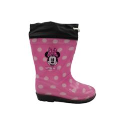 Bota de agua topos rosa con dibujo Minnie Cerdá