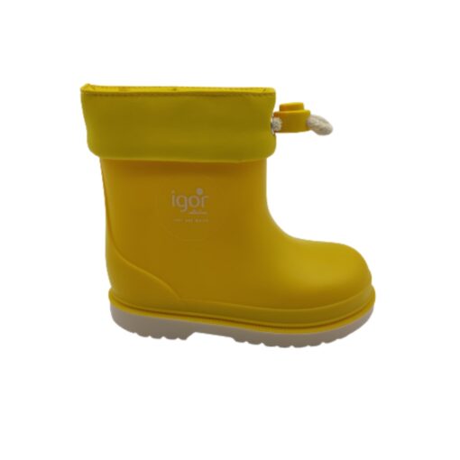 bota de agua caña corta amarillo IGOR