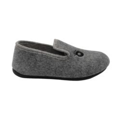 Zapatilla de casa cerrada gris Laro