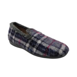 Alternative view of Zapatilla cerrada cuadros gris Vulca-Bicha.