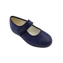 Alternative view of Zapatilla merceditas mujer velcro azul Doctor Cutillas.