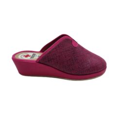 zapatilla chinela cuña jaspeado fucsia Muyter