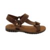 sandalia piel hombre surf velcro cuero Trisoles