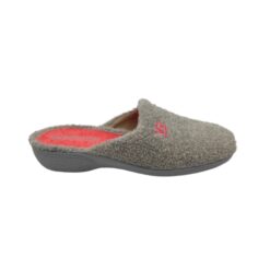 zapatilla mujer chinela rizo gris Vulca-Bicha