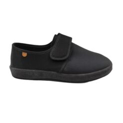 zapatilla velcro licra negro La Cadena
