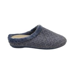 Zapatilla de casa chinela brillos azul Sual Slippers