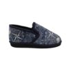Zapatilla cerrada dibujo brújulas azul d'espinosa
