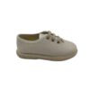 Alpargata niño lino beige Vul-Peques.