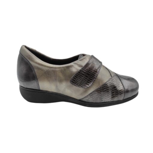 Doctor Cutillas zapato velcro gris.