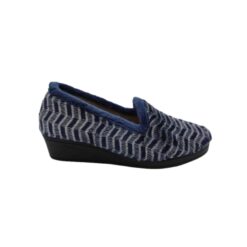 Zapatilla mujer cuña azul Andinas.