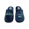 Zapatilla frase Toxo azul Se me ríen los pies.