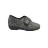 Zapatilla velcro gris Vulca-Bicha.