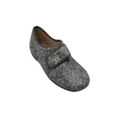 Alternative view of Zapatilla velcro gris Vulca-Bicha.